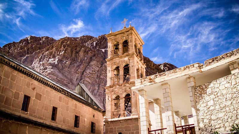 A picture from inside St. Catherine Monastery