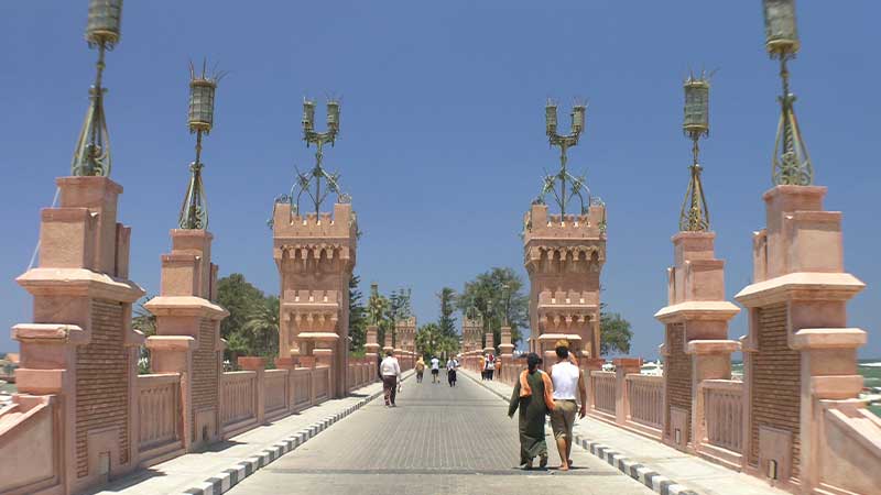 View from the Montazah Palace Bridge King Farouk