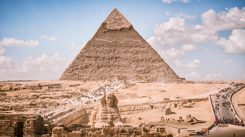 the wonderful Pyramid of Khafre